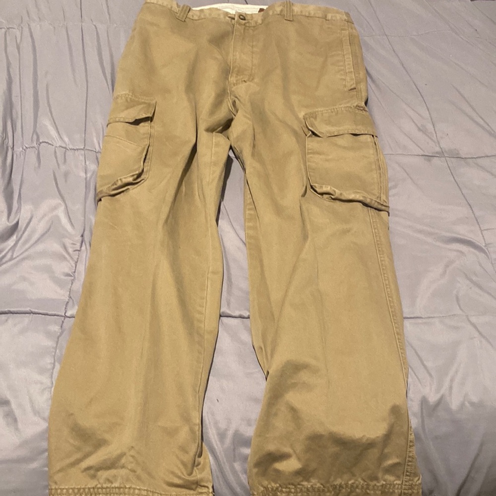 Tan cargo pants 34x32 .